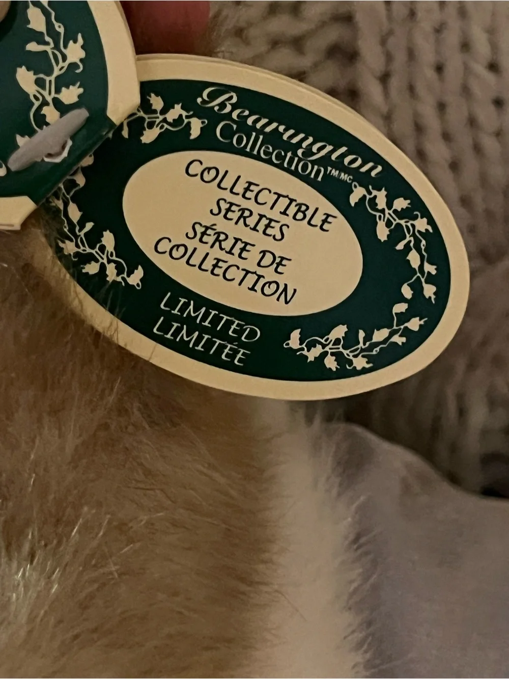 The Bearington Collection Cecilia #1102 Plush Girl Jointed Bear Excellent
